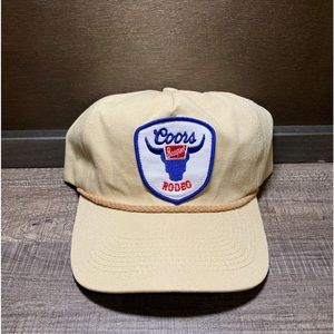 COORS BEER RODEO SNAPBACK CAP HAT 80s VINTAGE STYLE NEW ADULT COWBOY